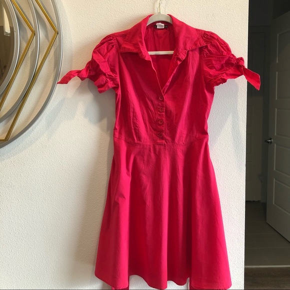 SOLD 🛑 ModCloth Soda Fountain Dress in Red Cherry - Picture 3 of 11